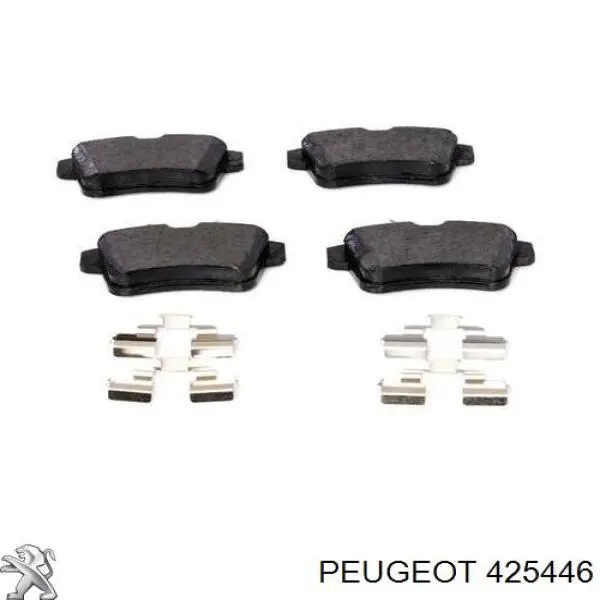 Задние дисковые колодки Peugeot/Citroen 425446