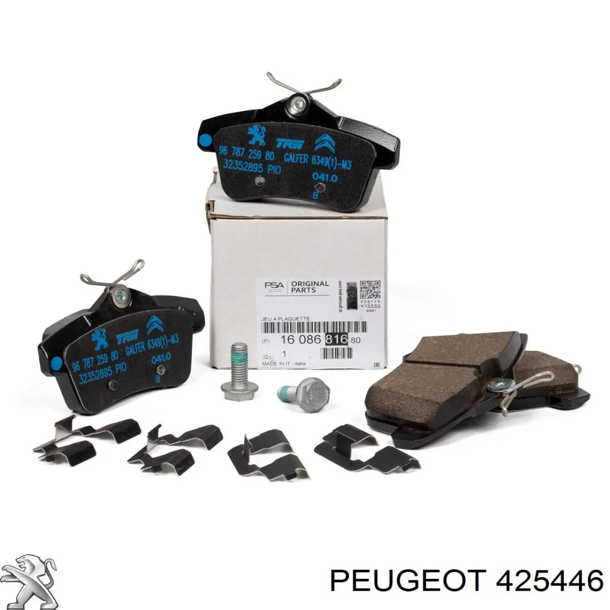 Колодки дисковые  Peugeot/Citroen 425446 цена, от 22.78 USD