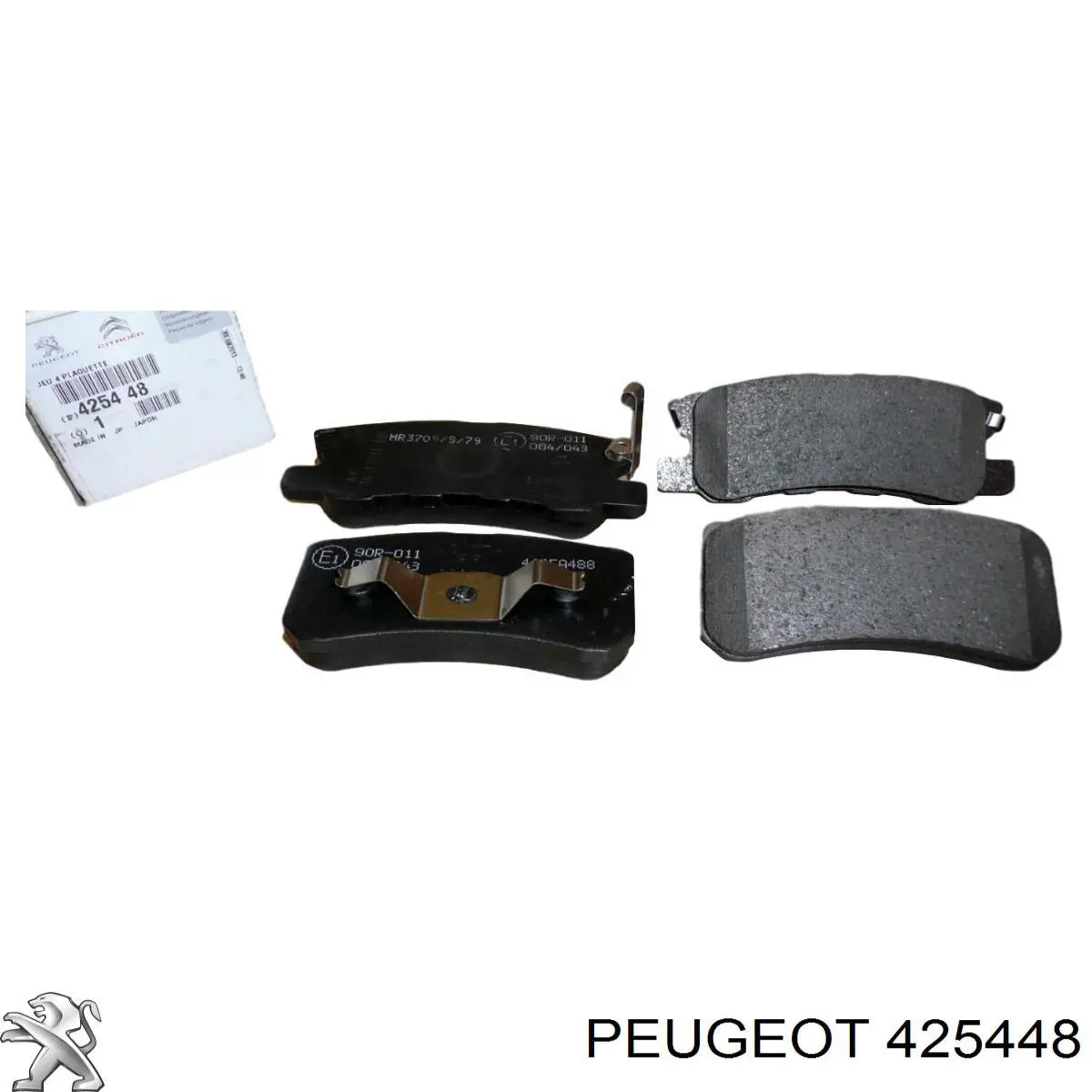 Задние тормозные колодки 425448 Peugeot/Citroen