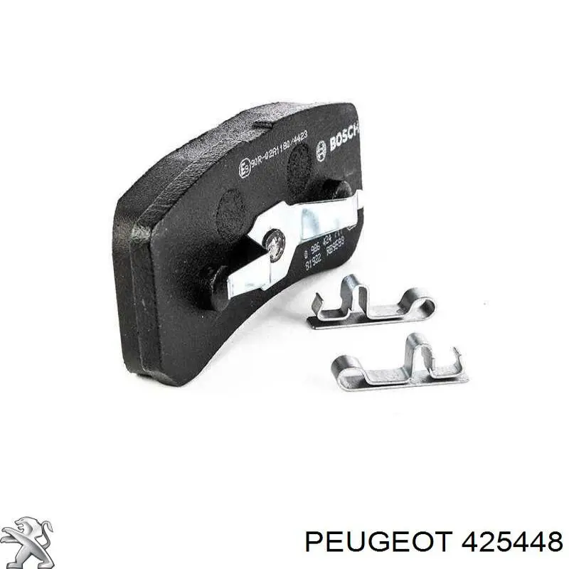 Купить 425448 Peugeot/Citroen Колодки тормозные задние, дисковые