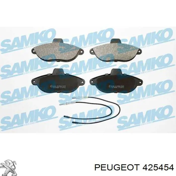 Купить 425454 Peugeot/Citroen Колодки тормозные