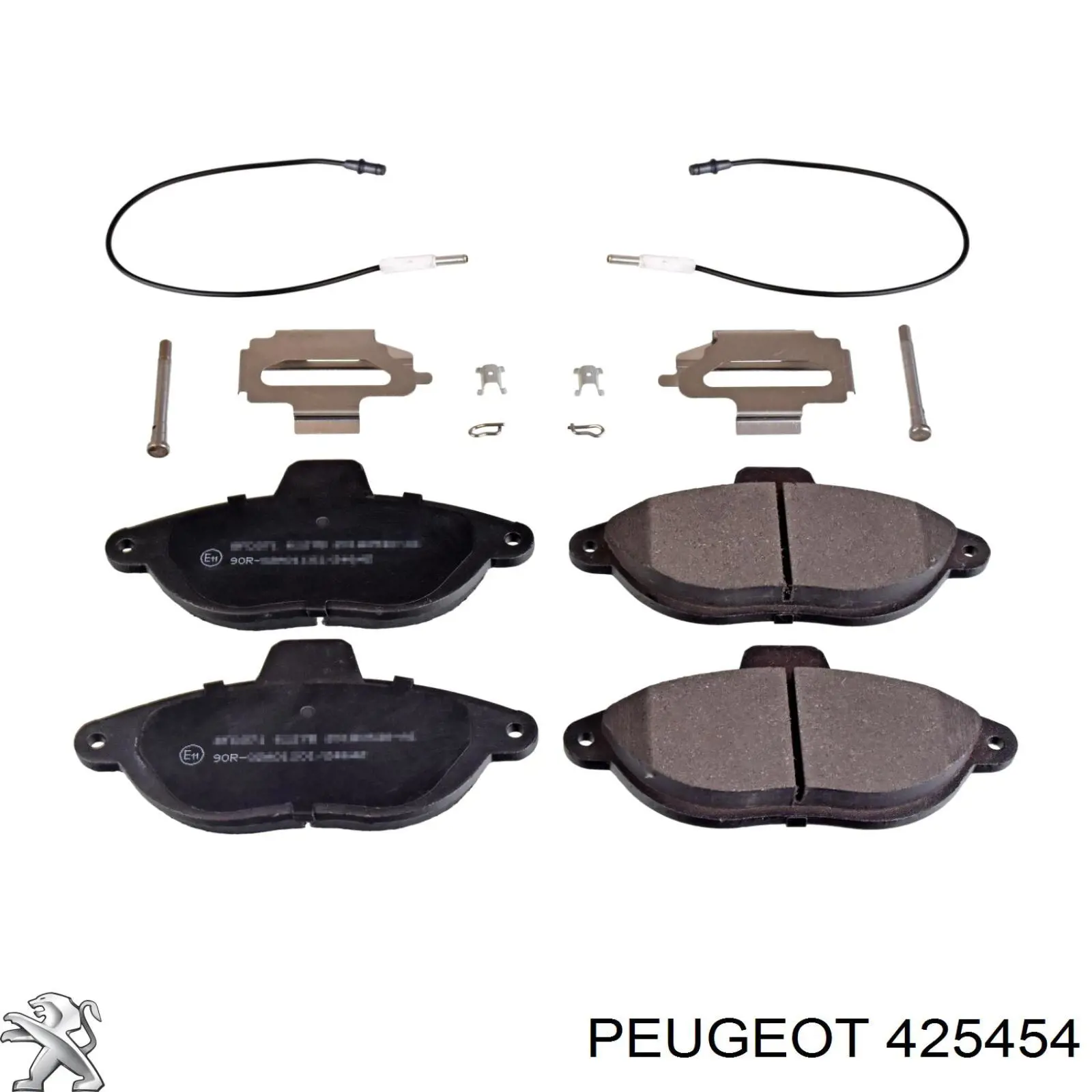 425454 Peugeot/Citroen колодки тормозные передние дисковые