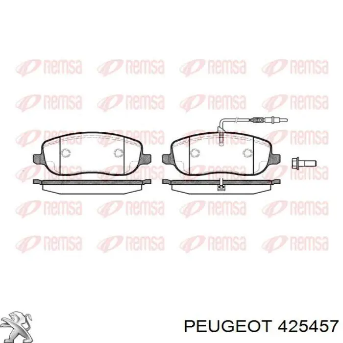 Колодки Peugeot/Citroen 425457 цена, от 24.19 USD