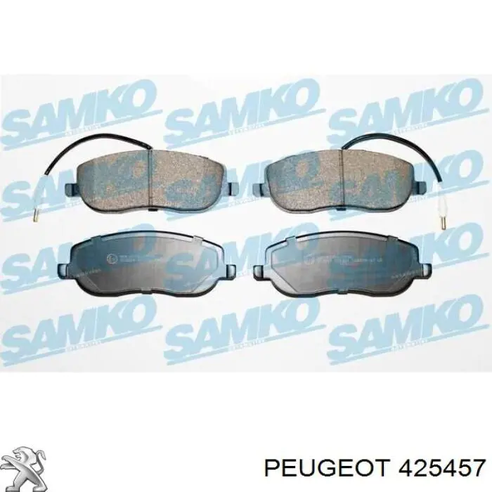 Купить 425457 Peugeot/Citroen Колодки тормозные