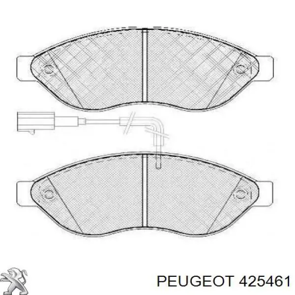 Колодки Peugeot/Citroen 425461 цена, от 23.96 USD