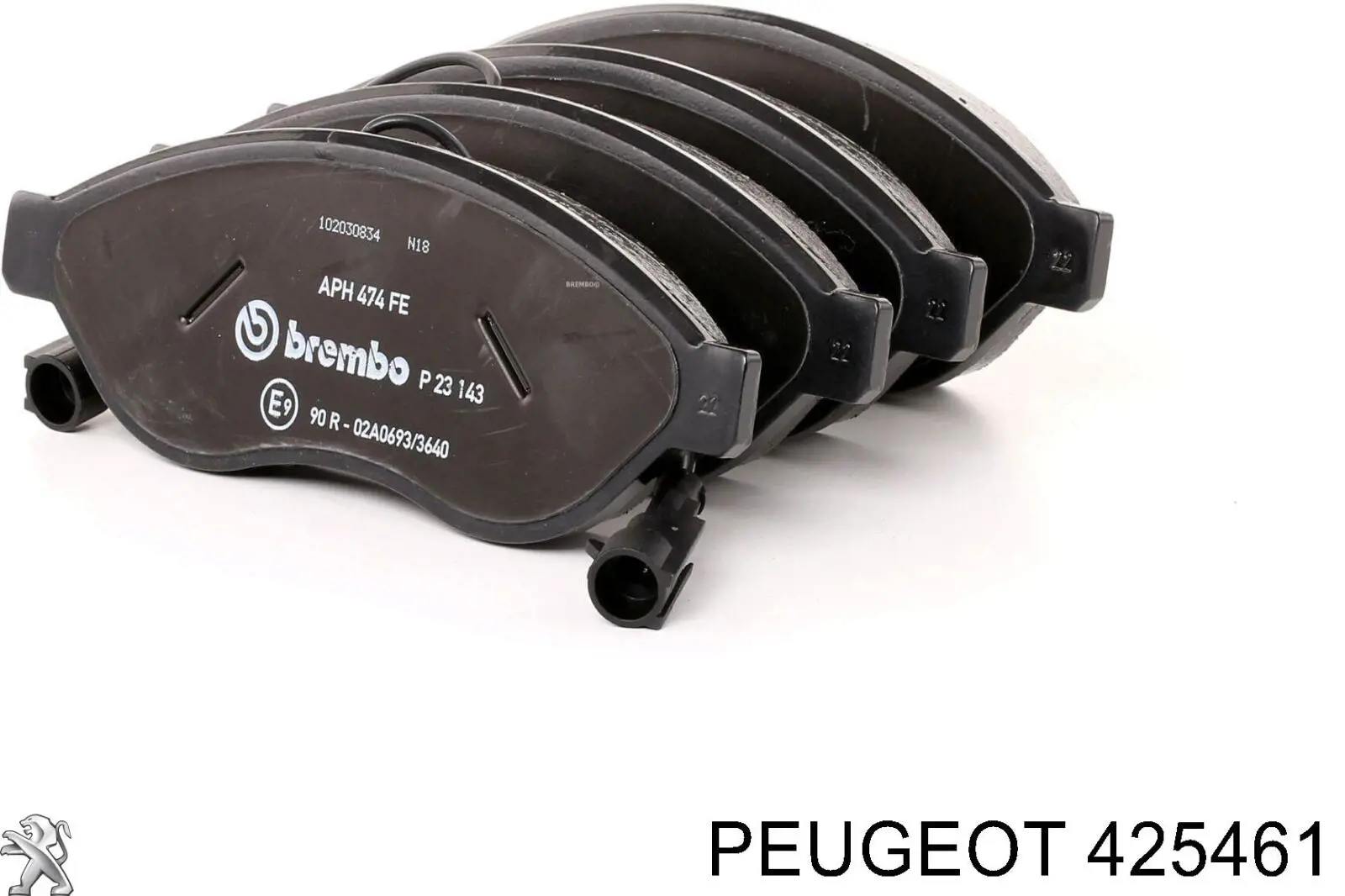 Купить 425461 Peugeot/Citroen Колодки тормозные