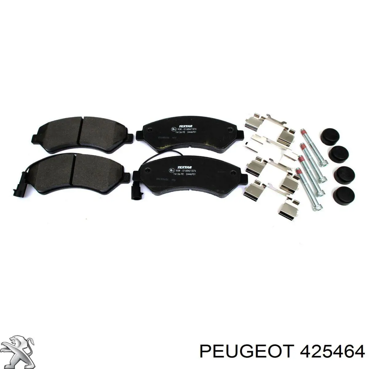 425464 Peugeot/Citroen колодки тормозные передние дисковые