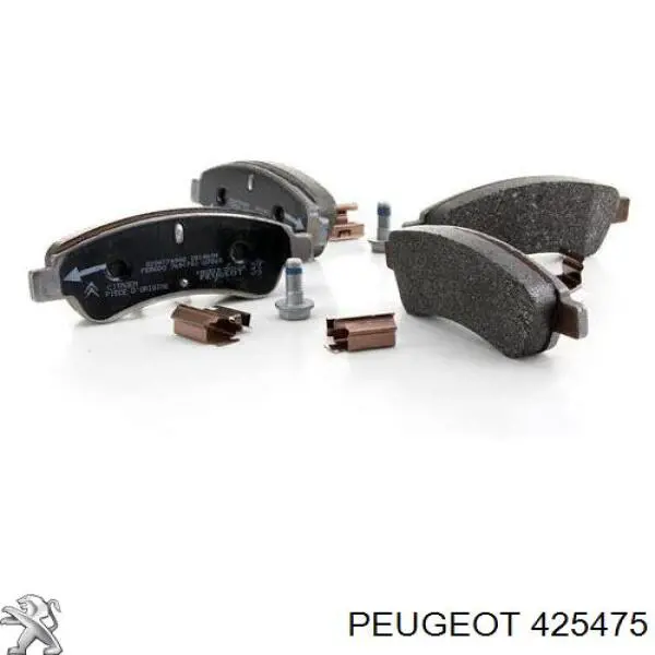 Передние тормозные колодки 425475 Peugeot/Citroen