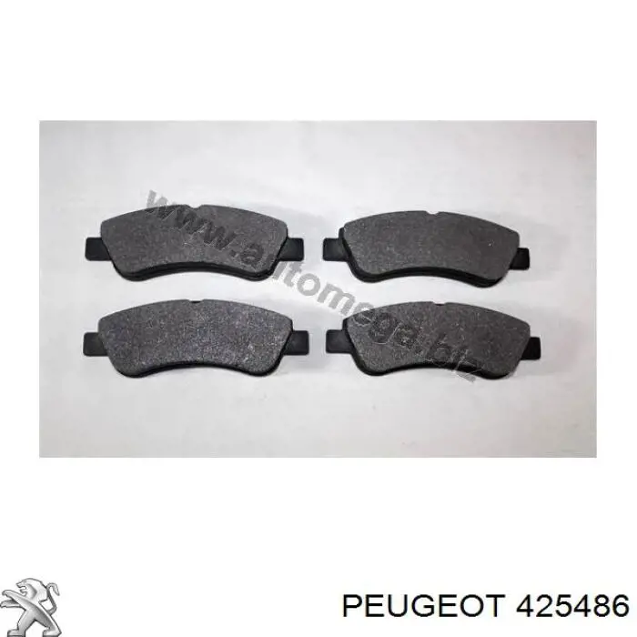 425486 Peugeot/Citroen колодки тормозные передние дисковые