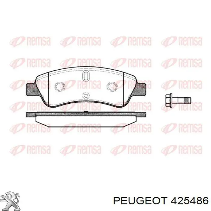 425486 Peugeot/Citroen Колодки передние