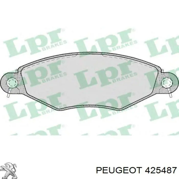 Купить 425487 Peugeot/Citroen Колодки тормозные