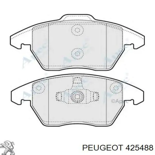 Купить 425488 Peugeot/Citroen Колодки тормозные