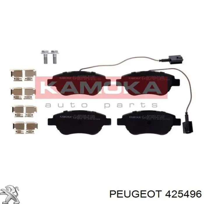 Тормозные колодки Peugeot/Citroen 425496