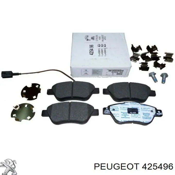 425496 Peugeot/Citroen Колодки передние