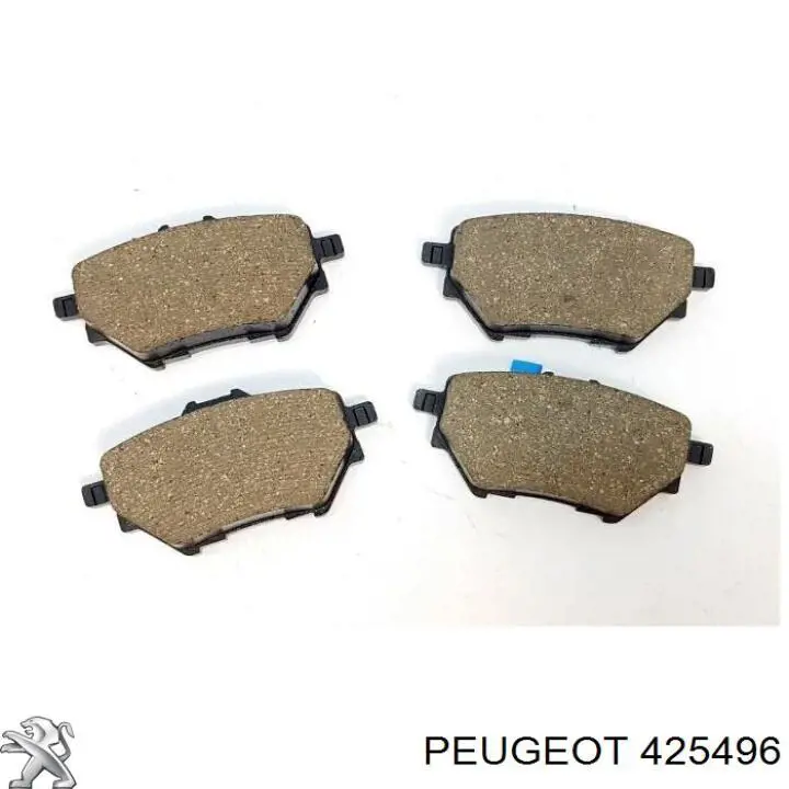 Передние тормозные колодки 425496 Peugeot/Citroen