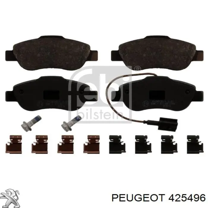 Купить 425496 Peugeot/Citroen Колодки тормозные