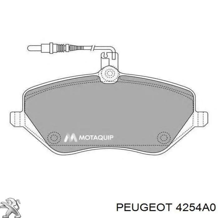 Тормозные колодки Peugeot/Citroen 4254A0