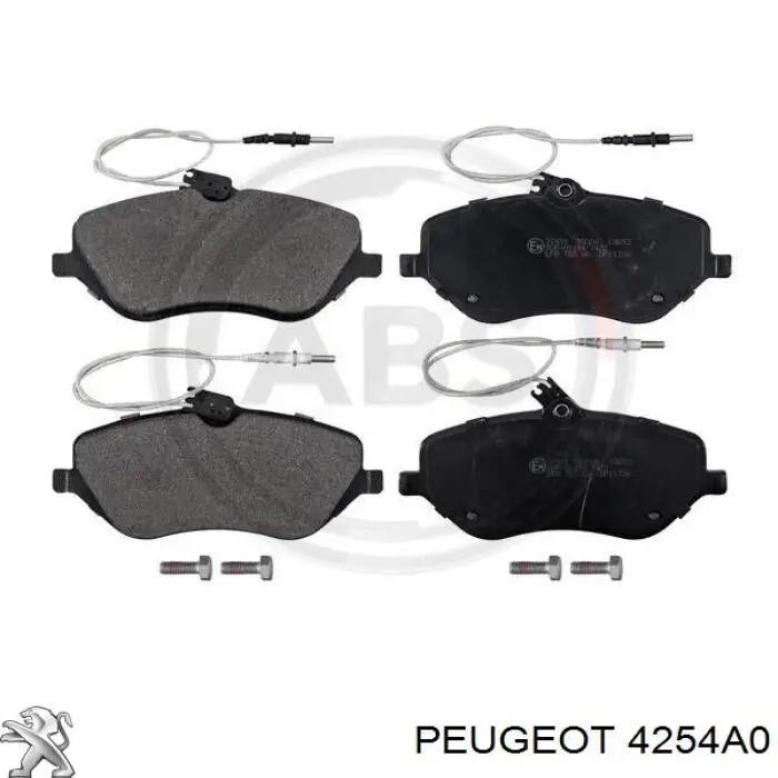 Pastillas de freno delanteras 4254A0 Peugeot/Citroen