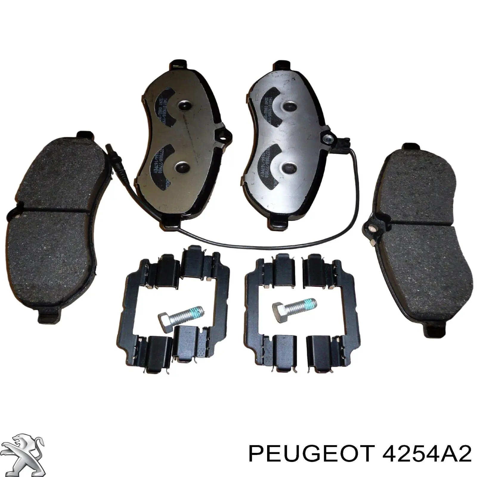 Pastillas de freno delanteras 4254A2 Peugeot/Citroen