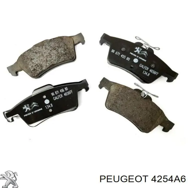 Тормозные колодки Peugeot/Citroen 4254A6