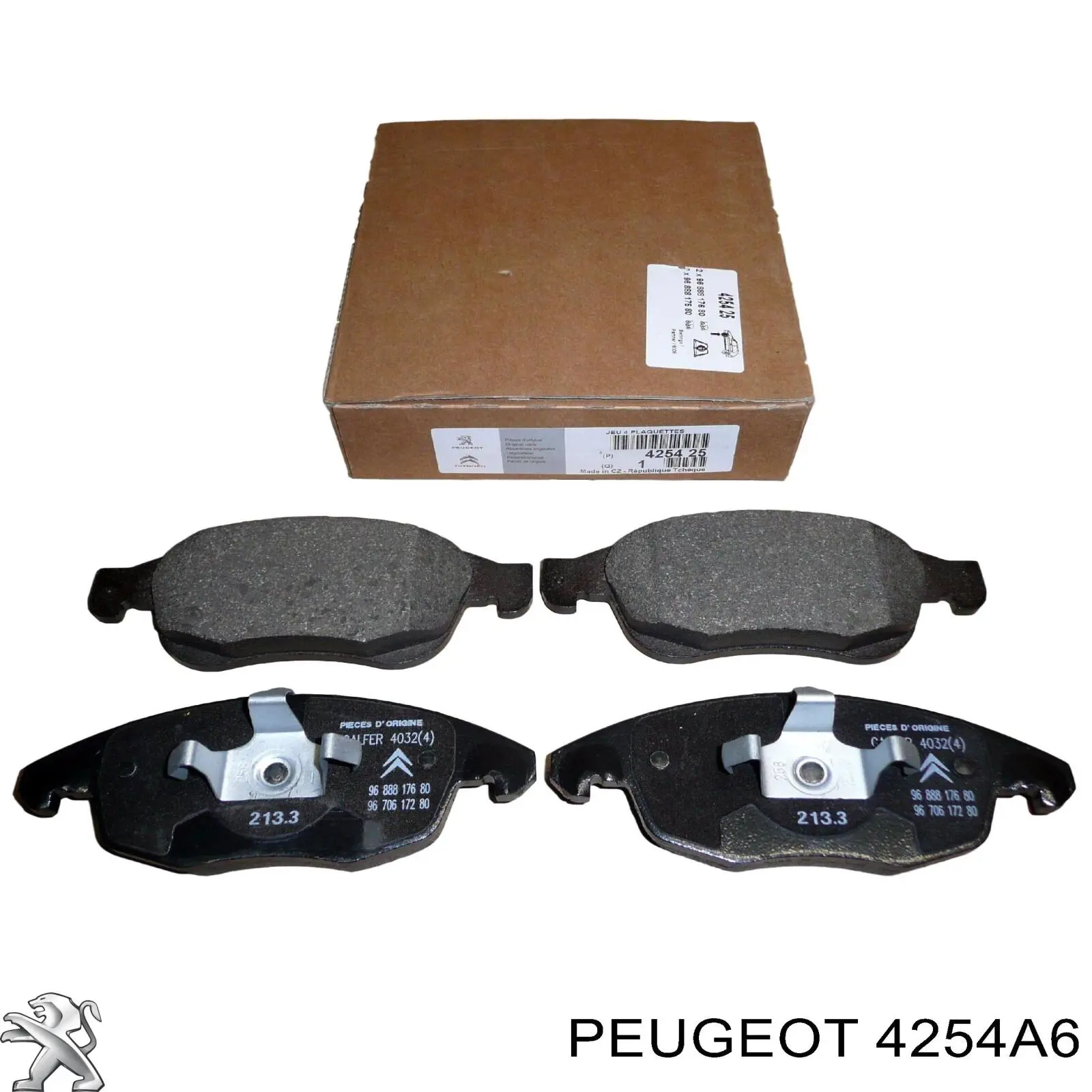 Колодки Peugeot/Citroen 4254A6 цена, от 36.74 USD