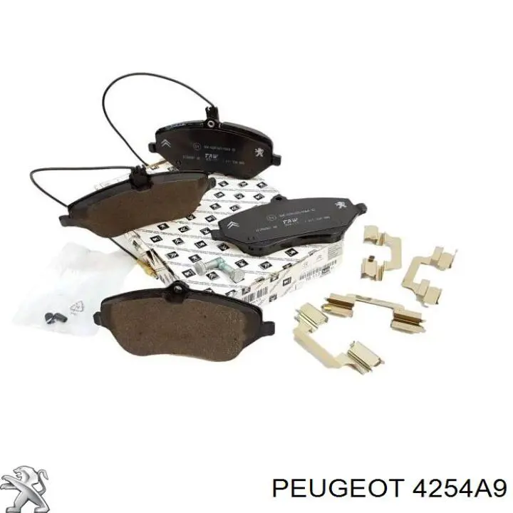 4254A9 Peugeot/Citroen Колодки передние