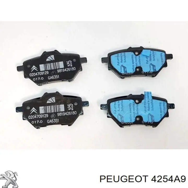 Колодки Peugeot/Citroen 4254A9 цена, от 29.38 USD