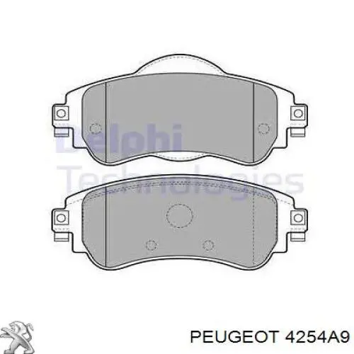 Купить 4254A9 Peugeot/Citroen Колодки тормозные