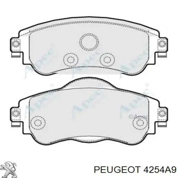 Купить 4254A9 Peugeot/Citroen Колодки тормозные