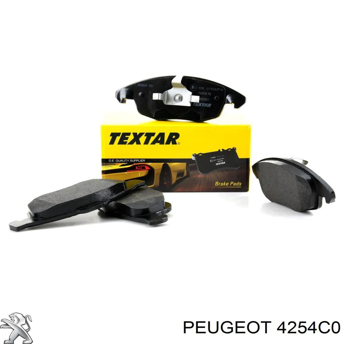 Передние тормозные колодки 4254C0 Peugeot/Citroen