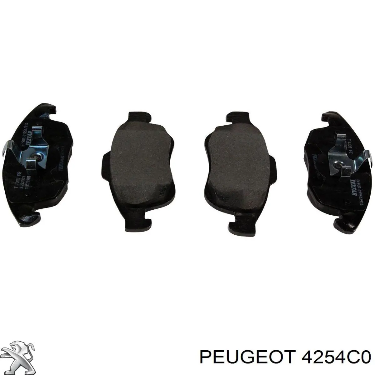 Тормозные колодки Peugeot/Citroen 4254C0