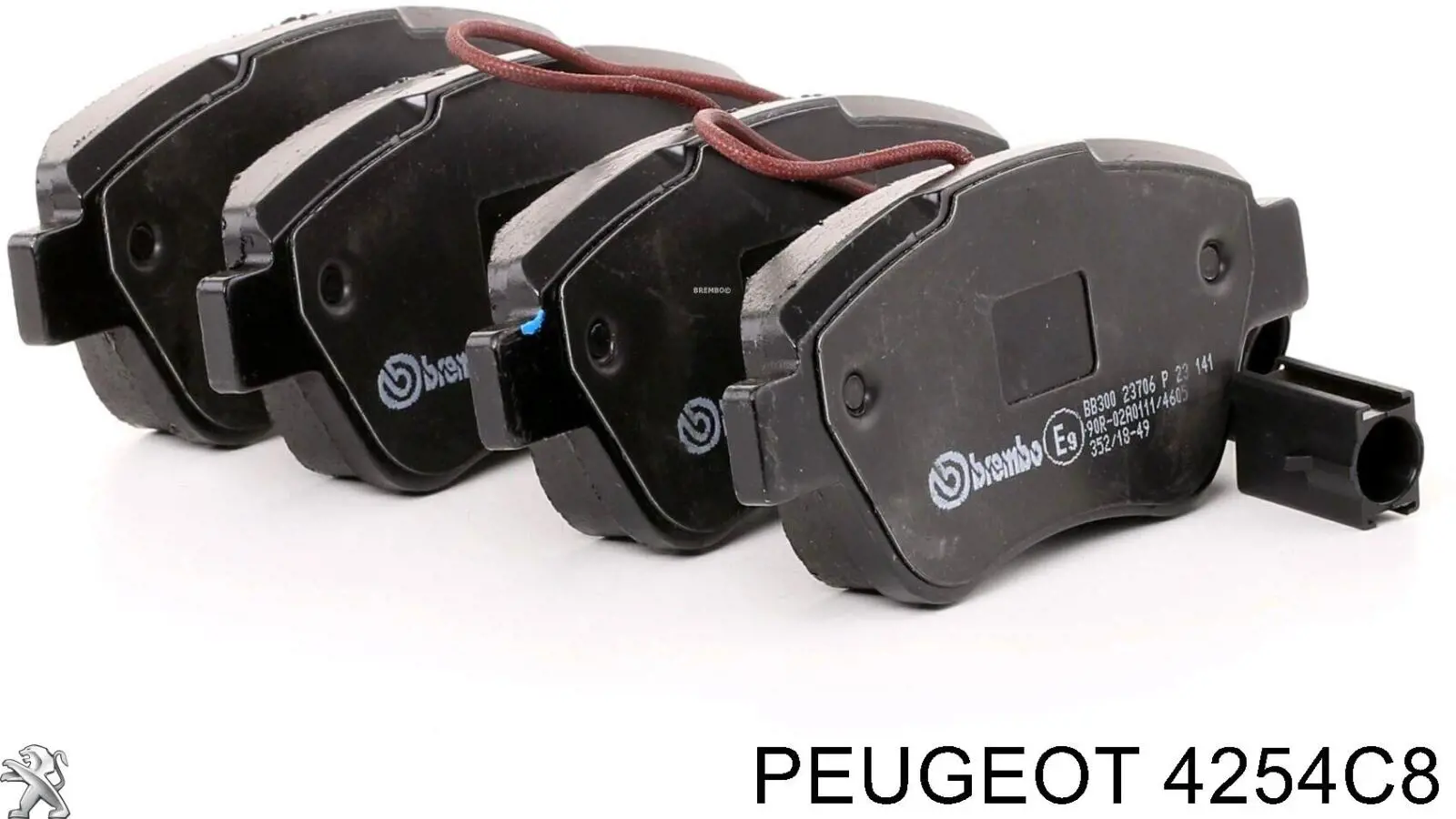 Купить 4254C8 Peugeot/Citroen Колодки тормозные
