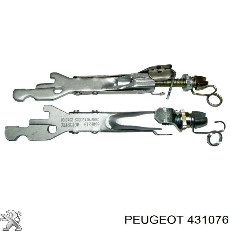 Механизм подвода (самоподвода) барабанных колодок (разводной ремкомплект) 431076 Peugeot/Citroen