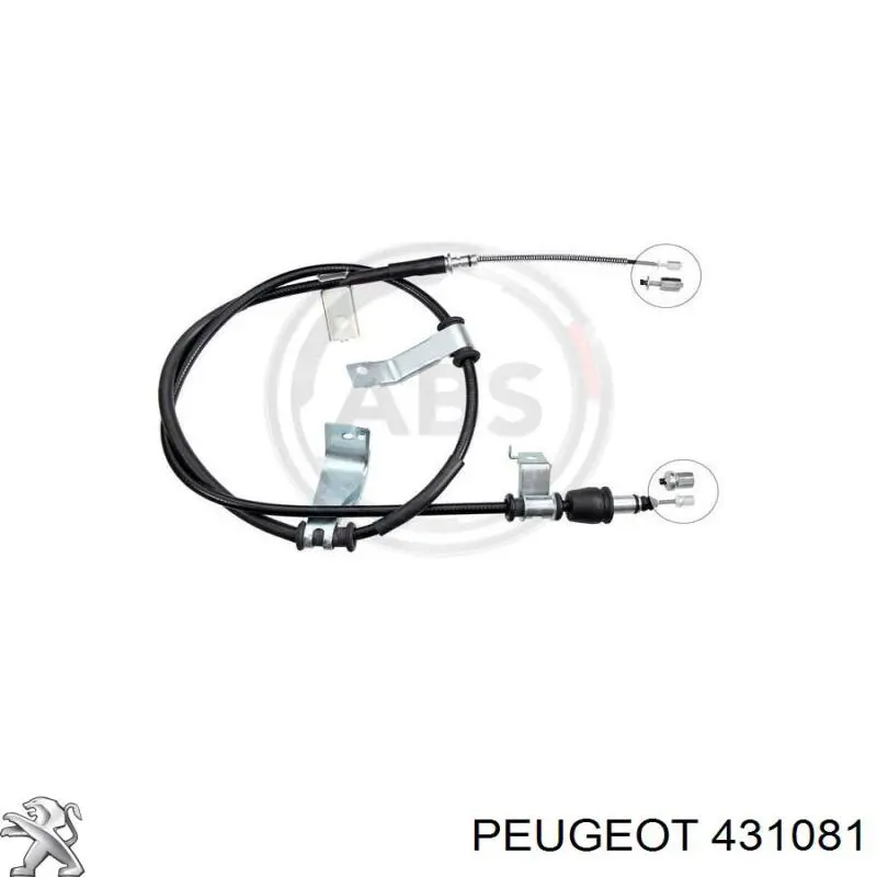 Механизм подвода (самоподвода) барабанных колодок (разводной ремкомплект) на Peugeot 206 SW 