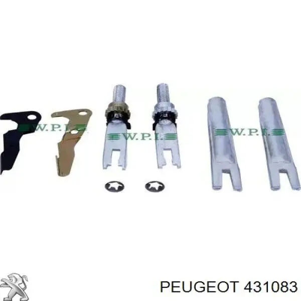 Купить 431083 Peugeot/Citroen Механизм подвода (самоподвода) барабанных колодок (разводной ремкомплект)