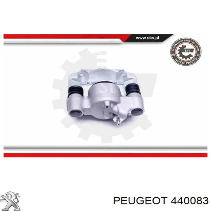 Купить 95607096 Peugeot/Citroen Суппорт тормозной передний левый