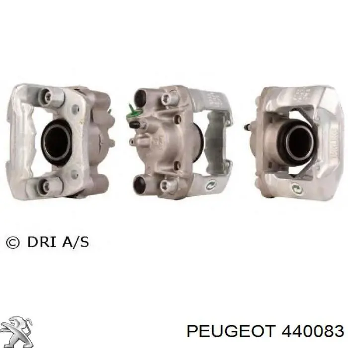 95607096 Peugeot/Citroen Суппорт тормозной, передний, левый