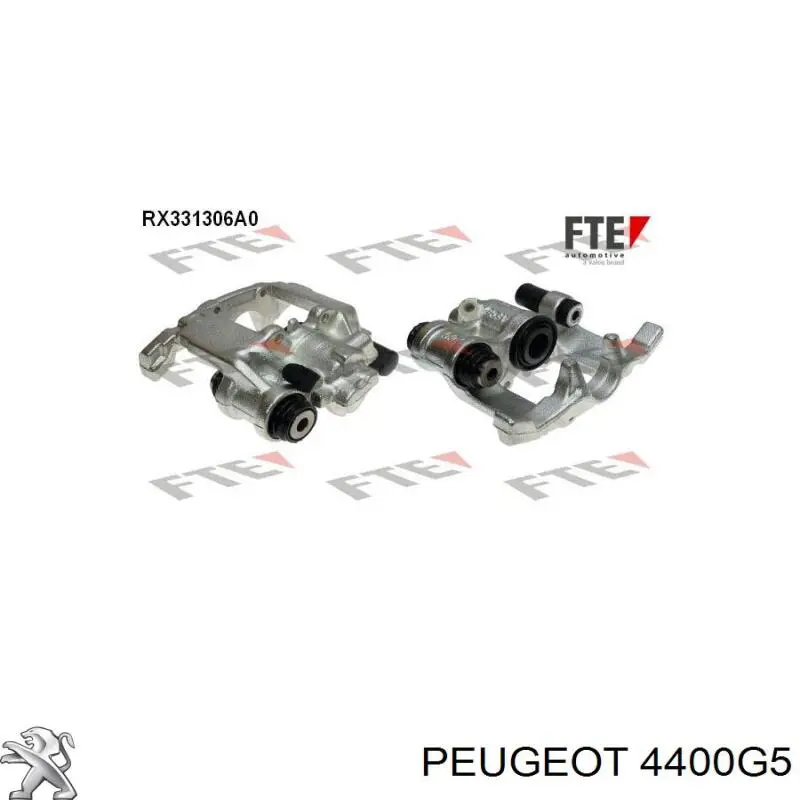 Купить 4400G5 Peugeot/Citroen Суппорт задний левый