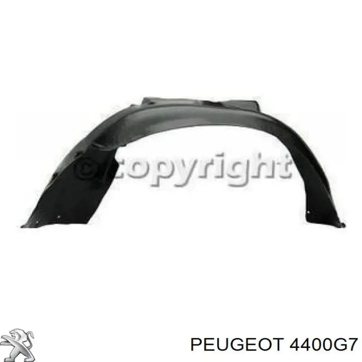 Суппорт тормозной передний левый Peugeot/Citroen 4400G7