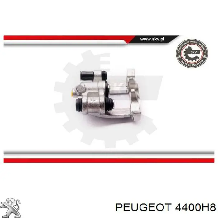 Суппорт задний левый 4400H8 Peugeot/Citroen