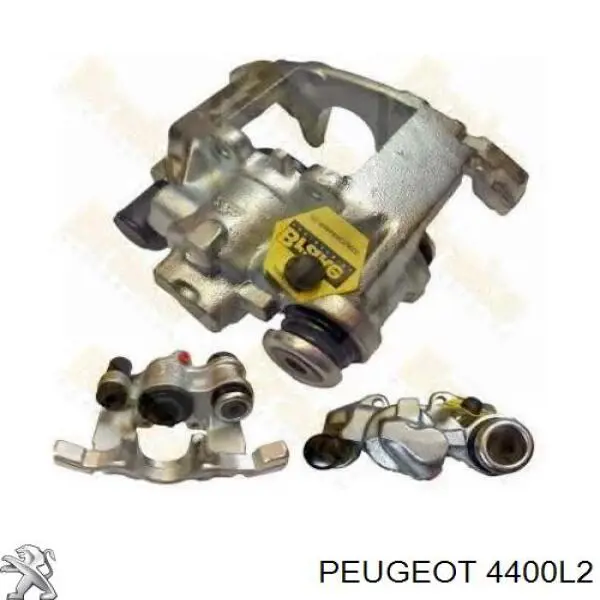 Тормозной суппорт правый задний Peugeot/Citroen 4400L2 цена, от 27.80 USD