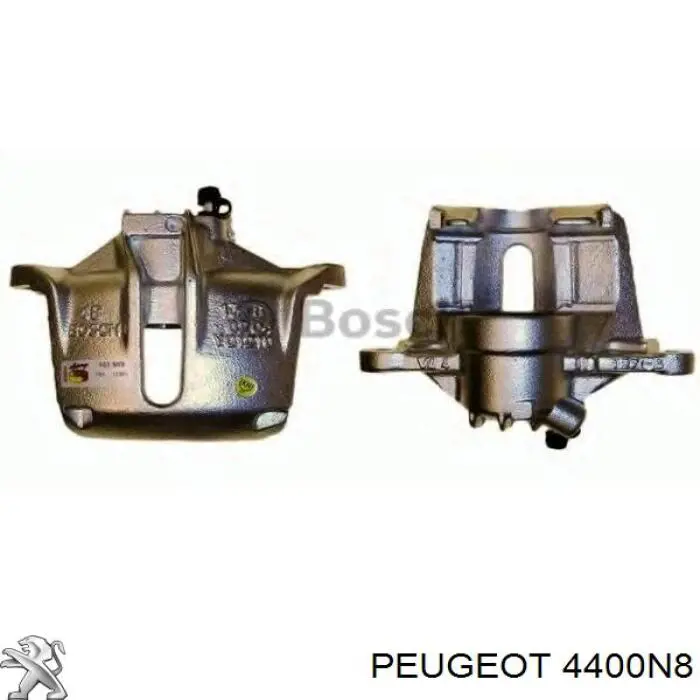 4400N8 Peugeot/Citroen suporte do freio dianteiro esquerdo