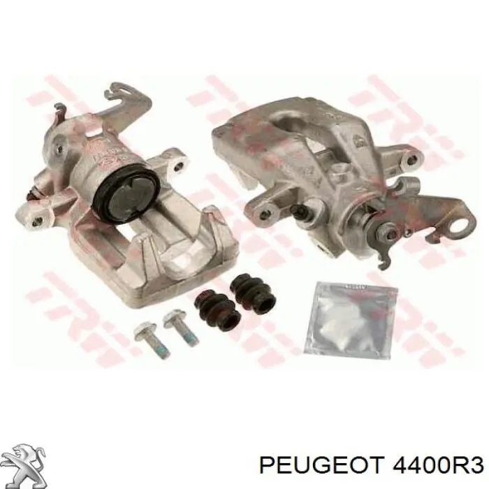 4400R3 Peugeot/Citroen суппорт тормозной задний правый