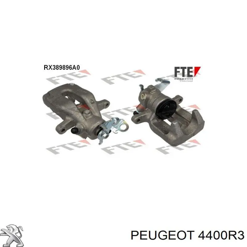 Тормозной суппорт правый задний Peugeot/Citroen 4400R3 цена, от 55.38 USD