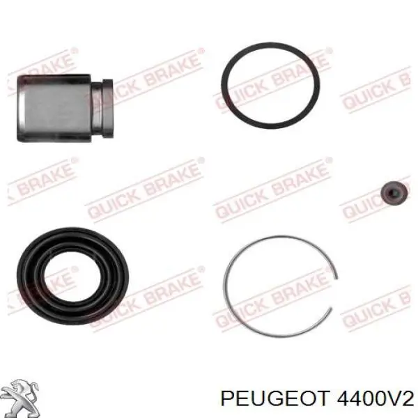 Задний правый суппорт Peugeot/Citroen 4400V2