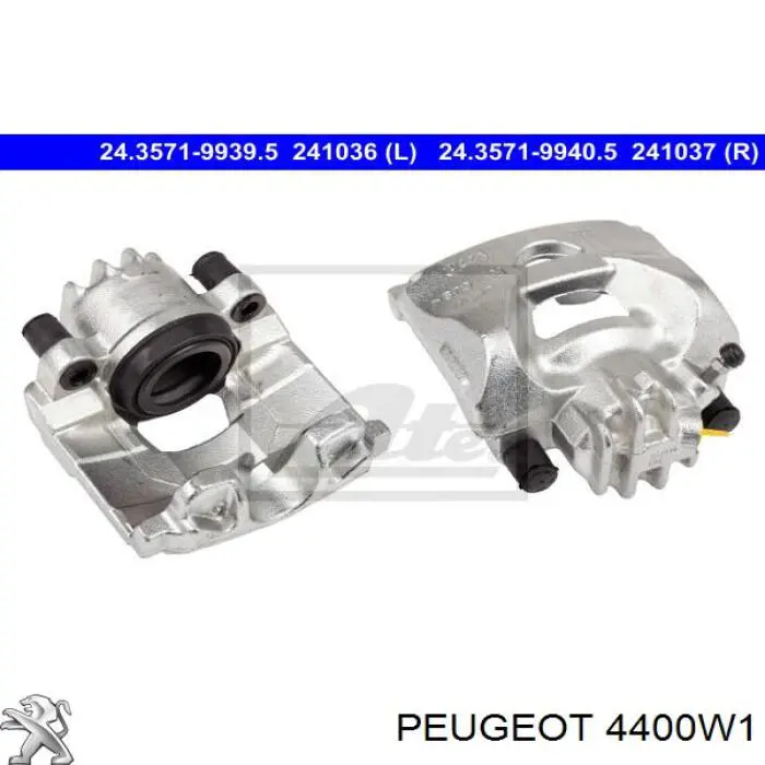 Суппорт тормозной передний левый Maxgear 821371