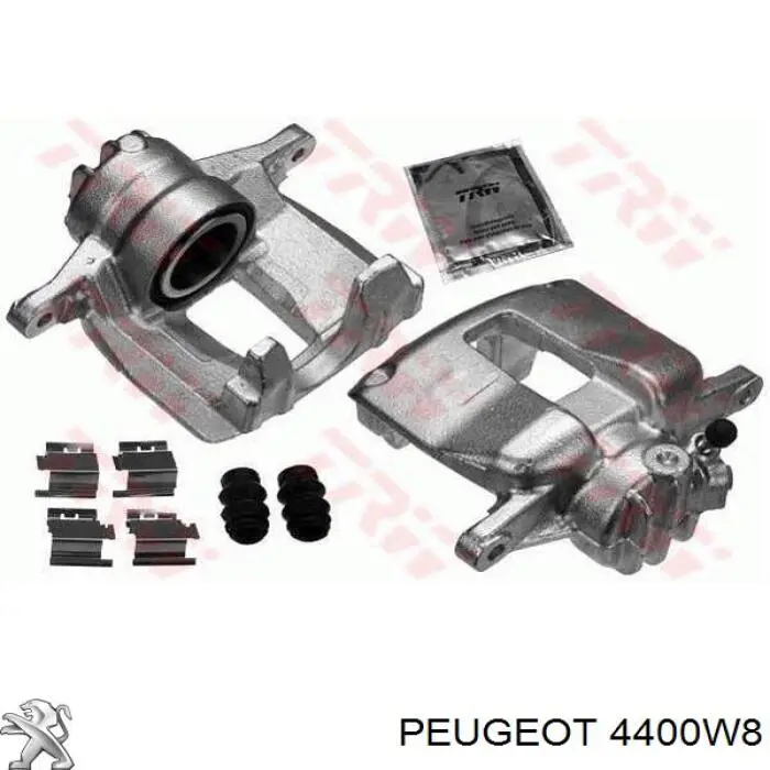 4400W8 Peugeot/Citroen суппорт тормозной передний правый
