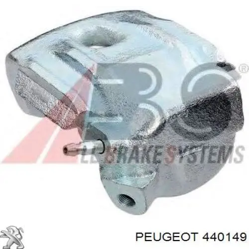 440149 Peugeot/Citroen suporte do freio dianteiro esquerdo