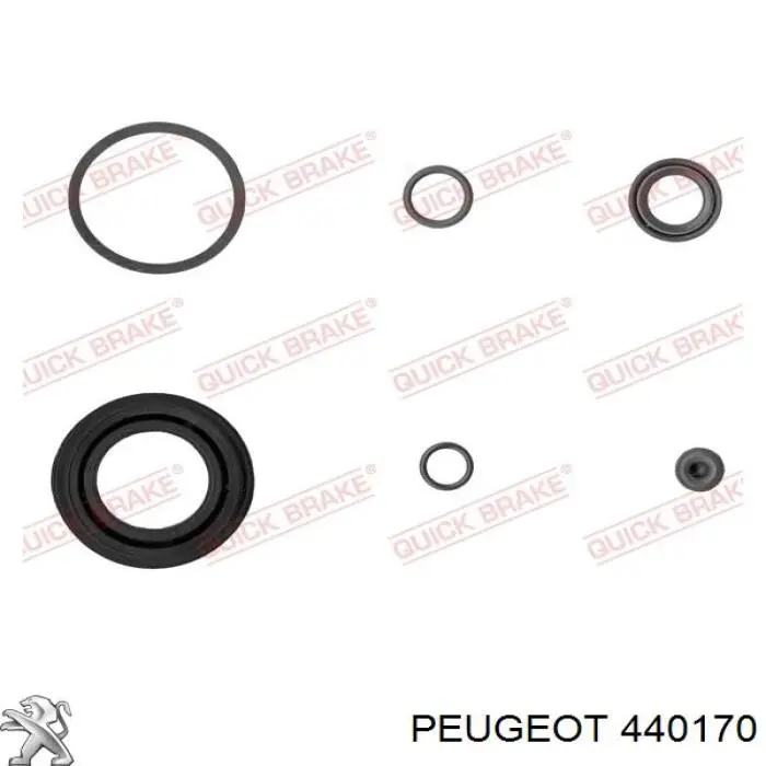 Купить 440170 Peugeot/Citroen Суппорт задний левый