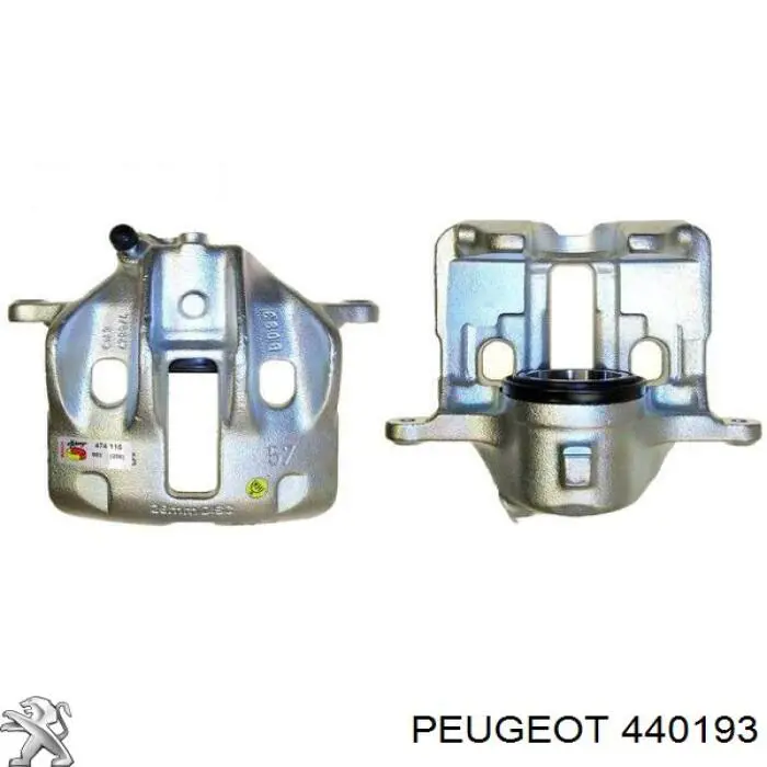 Суппорт тормозной передний правый Peugeot/Citroen 440193
